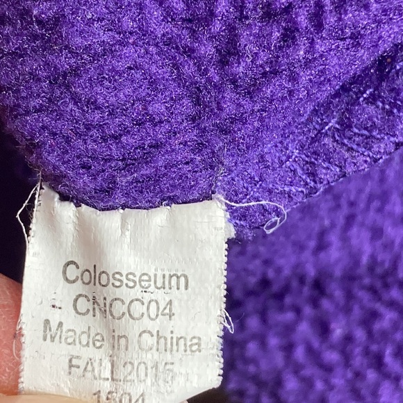 Womens Small Colosseum Purple TCU Horned Frogs Hoodie - Picture 7 of 13